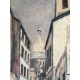 Utrillo Maurice Litografia cm 50x70 con autentica edizione 1995