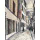 Utrillo Maurice Litografia cm 50x70 con autentica edizione 1995