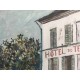 Utrillo Maurice Litografia cm 50x70 con autentica edizione 1995