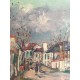 Utrillo Maurice Litografia cm 50x70 con autentica edizione 1995