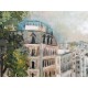 Utrillo Maurice Litografia cm 50x70 con autentica edizione 1995