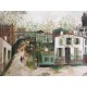 Utrillo Maurice Litografia cm 50x70 con autentica edizione 1995