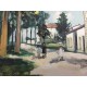 Utrillo Maurice Litografia cm 50x70 con autentica edizione 1995