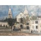 Utrillo Maurice Litografia cm 50x70 con autentica edizione 1995