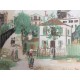 Utrillo Maurice Litografia cm 50x70 con autentica edizione 1995