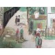 Utrillo Maurice Litografia cm 50x70 con autentica edizione 1995