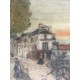 Utrillo Maurice Litografia cm 50x70 con autentica edizione 1995