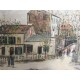 Utrillo Maurice Litografia cm 50x70 con autentica edizione 1995