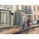 Utrillo Maurice Litografia cm 50x70 con autentica edizione 1995