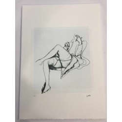 Renato Guttuso litografia cm 50x70 edizione Leonardo Artis