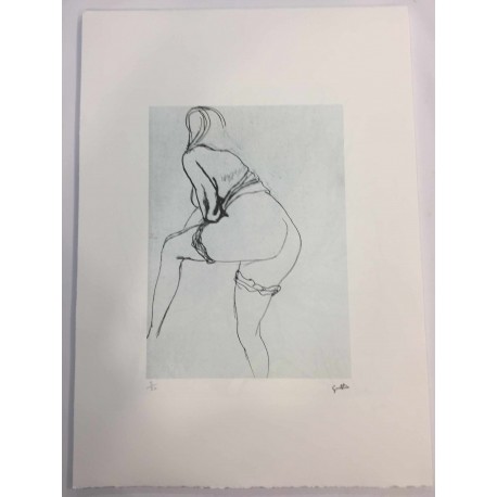 Renato Guttuso litografia cm 50x70 edizione Leonardo Artis