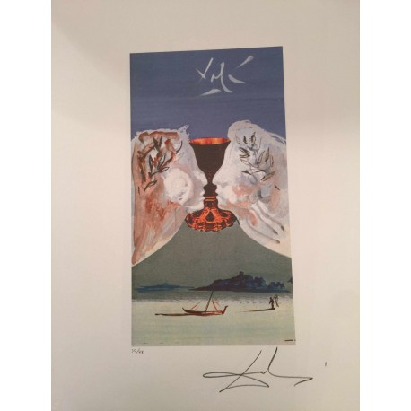 Salvador Dali litografia cm 50x70  firma matita