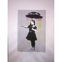 Banksy edícia POW 50x70 cm - Banksy s certifikátom