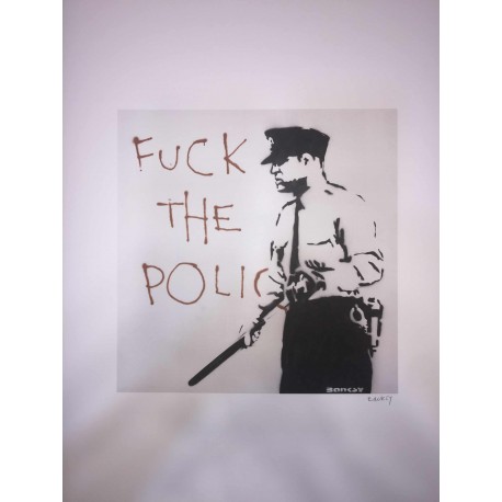 Banksy 50x70 cm edición POW - Banksy con certificado