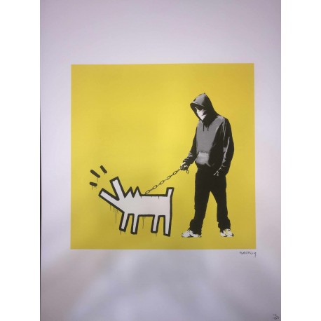 Banksy 50x70 cm edycja POW - Banksy z certyfikatem