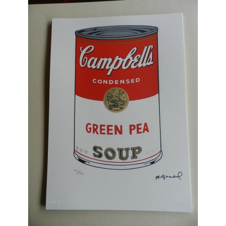 Andy Warhol Litografia ex. 125 cm 35x50