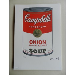 Andy Warhol Litografia ex. 125 cm 35x50