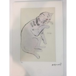 Andy Warhol lithografie cm 57x38 Leo Castelli - GEORGES ISTRAEL EDITEUR