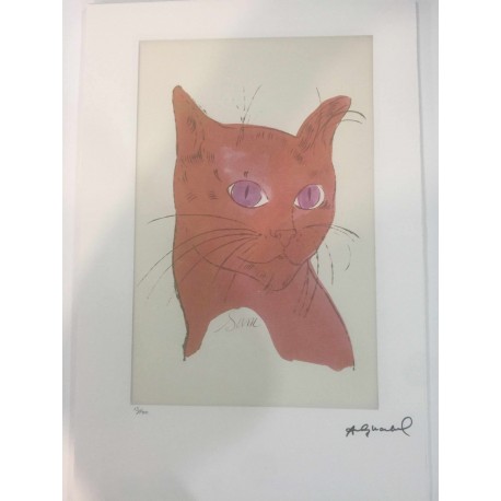 Andy Warhol Lithograph cm 57x38 Leo Castelli - GEORGES ISTRAEL EDITEUR