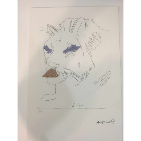 Andy Warhol Litografie cm 57x38 Leo Castelli - GEORGES ISTRAEL EDITEUR