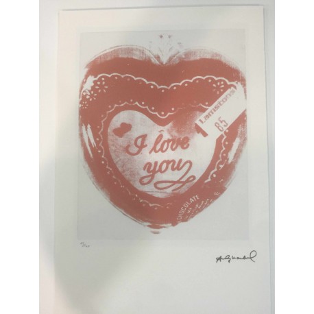 Andy Warhol Litografie cm 57x38 Leo Castelli - GEORGES ISTRAEL EDITEUR