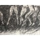 Litografia Mario Ceroli cm 50x70 semnată în creion Ediția Rambax