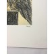 Mario Ceroli lithografie cm 50x70 gesigneerd in potlood Rambax Edition