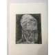 Mario Ceroli lithograph cm 50x70 signed in pencil Rambax Edition