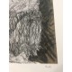 Mario Ceroli lithographie cm 50x70 signée au crayon Edition Rambax