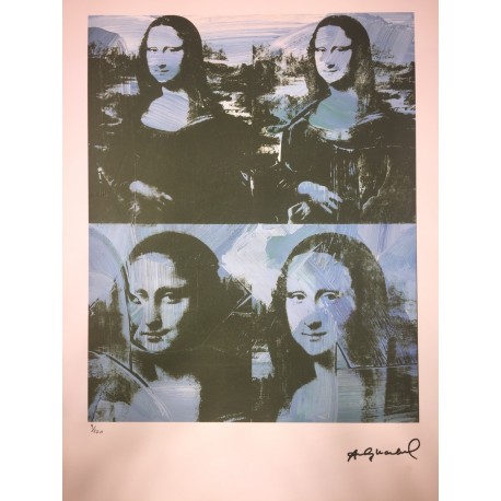 Andy Warhol Litografia cm 57x38 Leo Castelli  - GEORGES ISTRAEL EDITEUR