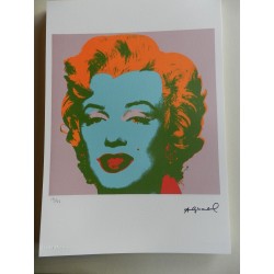 Andy Warhol Litografia ex. 125 cm 35x50