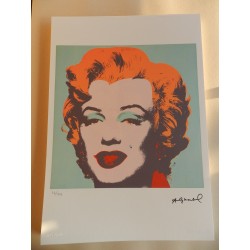 Andy Warhol Lithographie ex. 125 cm 35 x 50