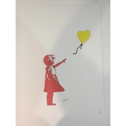 Banksy 50x70 cm edición POW - Banksy con certificado