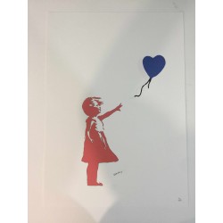 Banksy 50x70 cm edición POW - Banksy con certificado