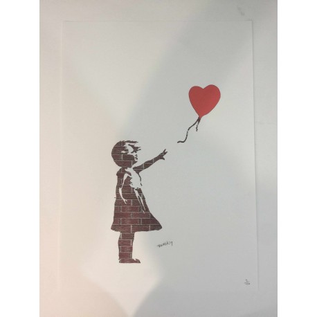 Banksy 50x70 cm POW edition - Banksy with certificate