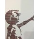 Banksy edícia POW 50x70 cm - Banksy s certifikátom