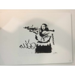 Banksy 50x70 cm edición POW - Banksy con certificado