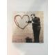 Banksy 50x70 cm POW edition - Banksy with certificate