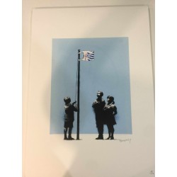 Banksy 50x70 cm edición POW - Banksy con certificado