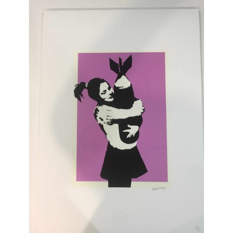 Banksy 50x70 cm POW Edition - Banksy mit Zertifikat