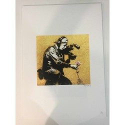 Banksy edícia POW 50x70 cm - Banksy s certifikátom