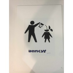 Edição POW Banksy 50x70 cm - Banksy com certificado