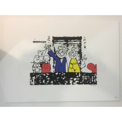 Banksy 50x70 cm POW vydání - Banksy s certifikátem