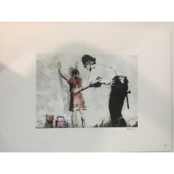 Banksy edícia POW 50x70 cm - Banksy s certifikátom