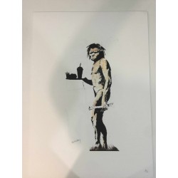 Banksy 50x70 cm edición POW - Banksy con certificado