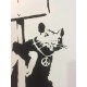 Banksy 50x70 cm POW edizioa - Banksy ziurtagiriarekin