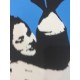 Banksy 50x70 cm POW edition - Banksy with certificate