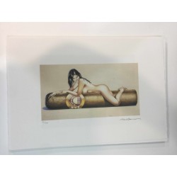 Mel Ramos litografía cm 57x38 Georges Editeur Paris