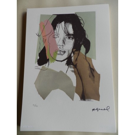 Andy Warhol Lithographie ex. 125 cm 35 x 50