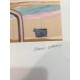 David Hockney lithograph 50x35 cm Spadem edition with certificate